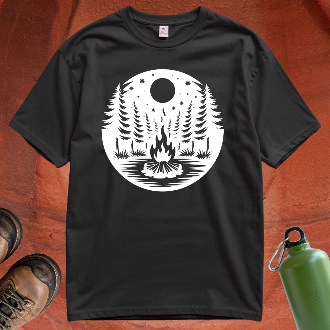 Night Sky Campfire - T Shirt