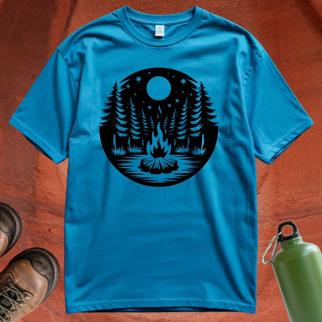 Night Sky Campfire - T Shirt