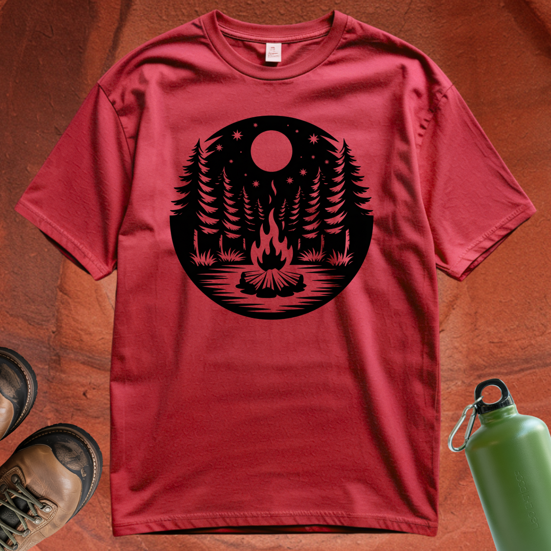 Night Sky Campfire - T Shirt