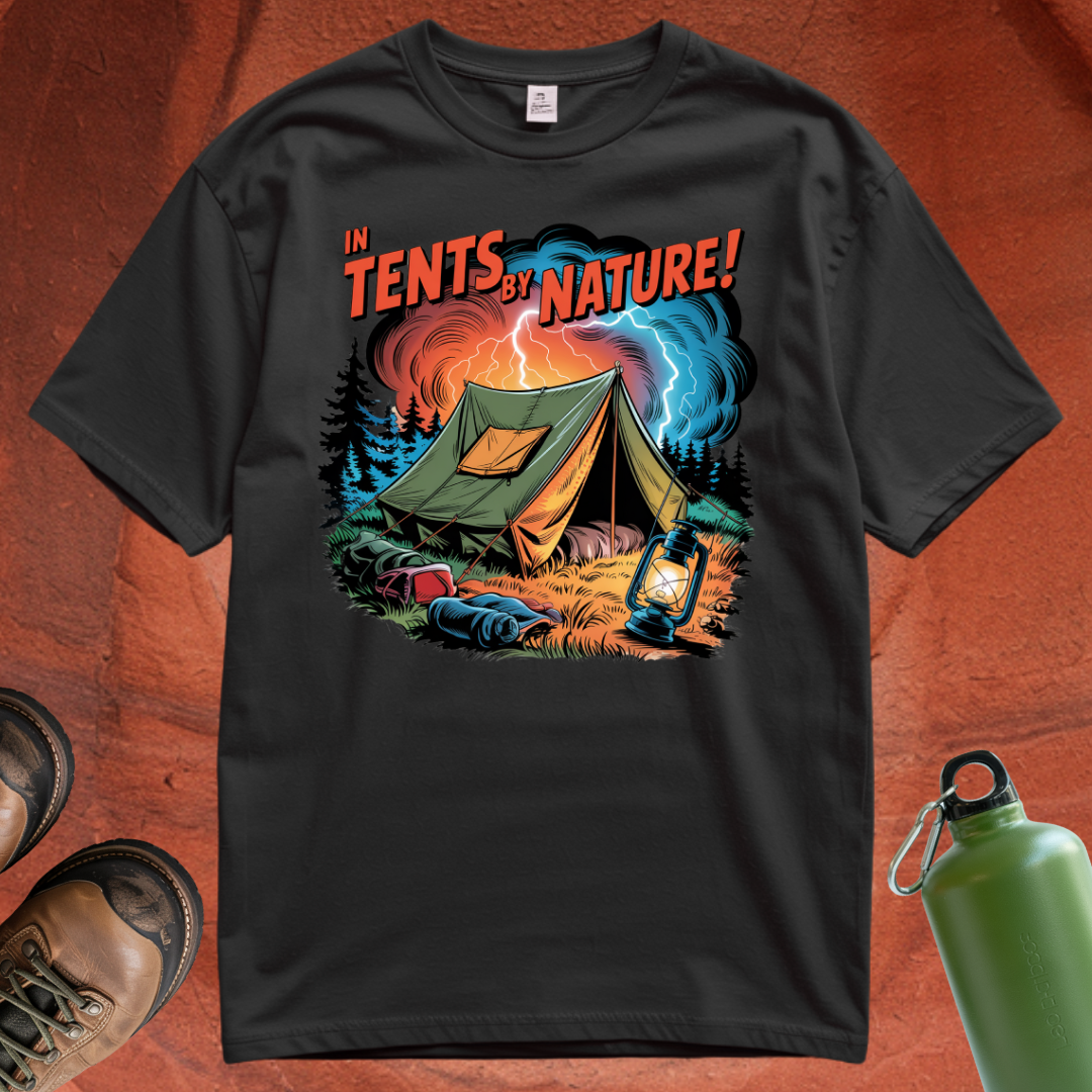 'In Tents By Nature' - T Shirt
