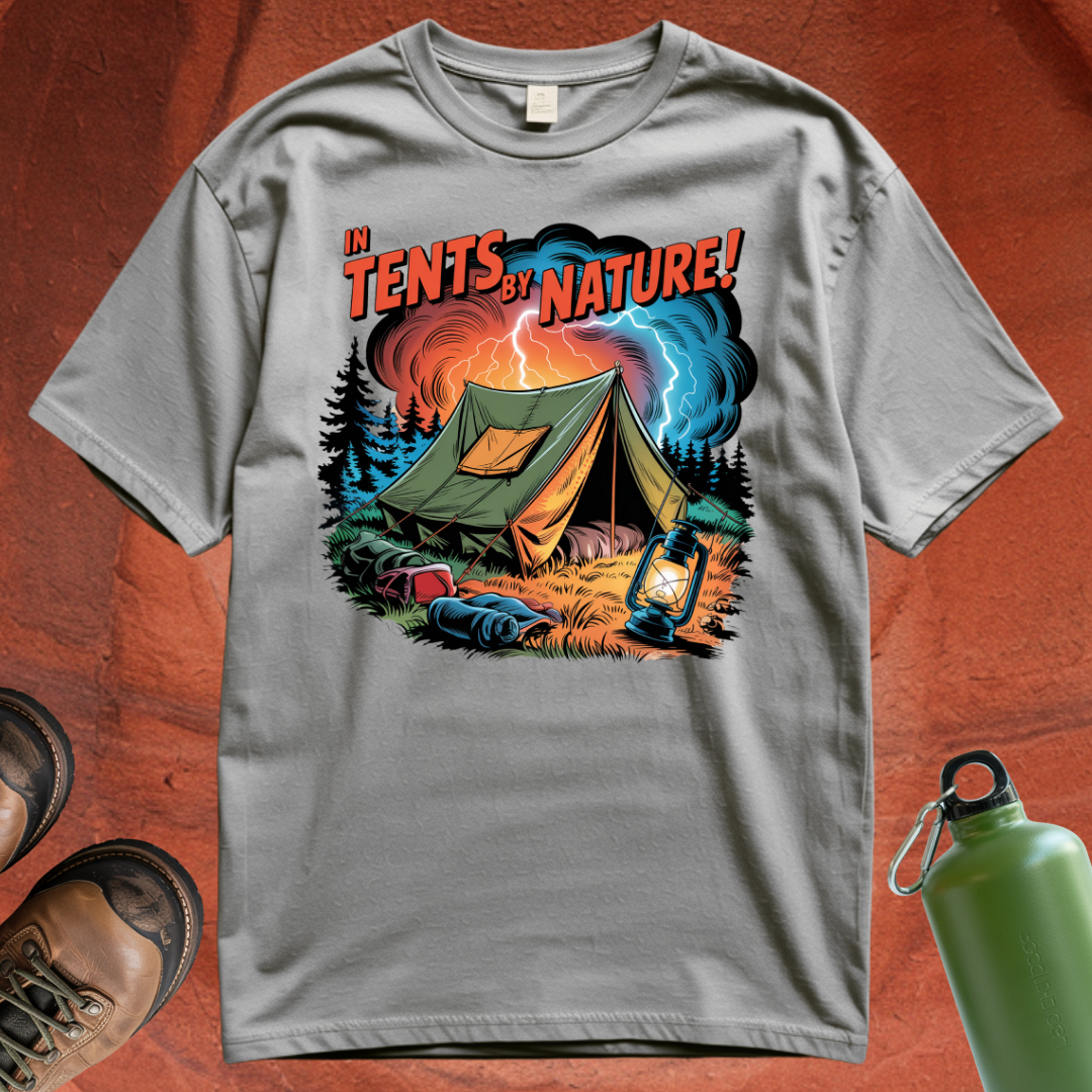 'In Tents By Nature' - T Shirt