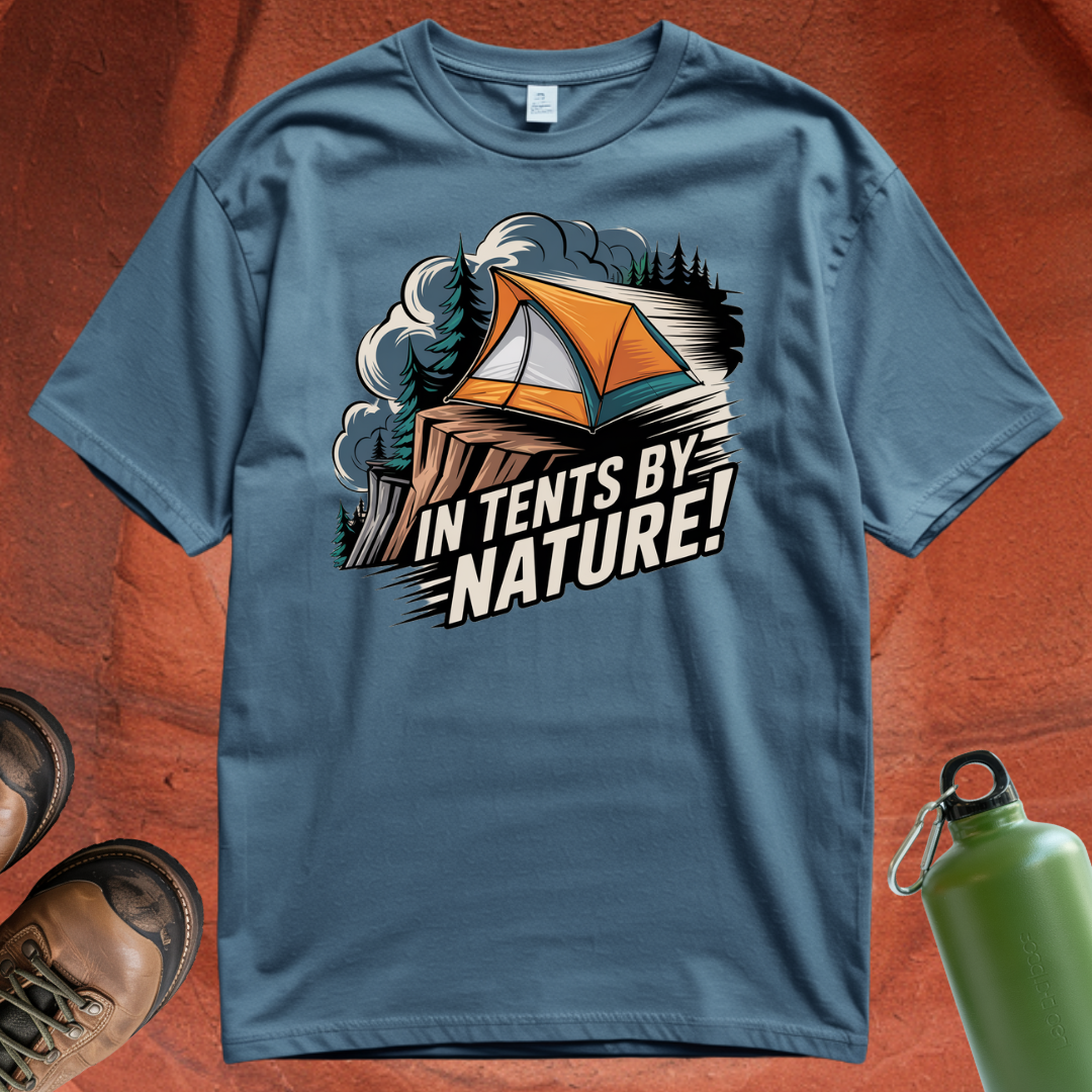 'In Tents By Nature' - T Shirt