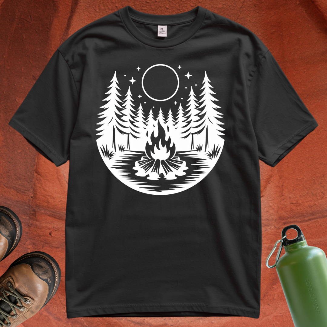 Night Sky Campfire - T Shirt
