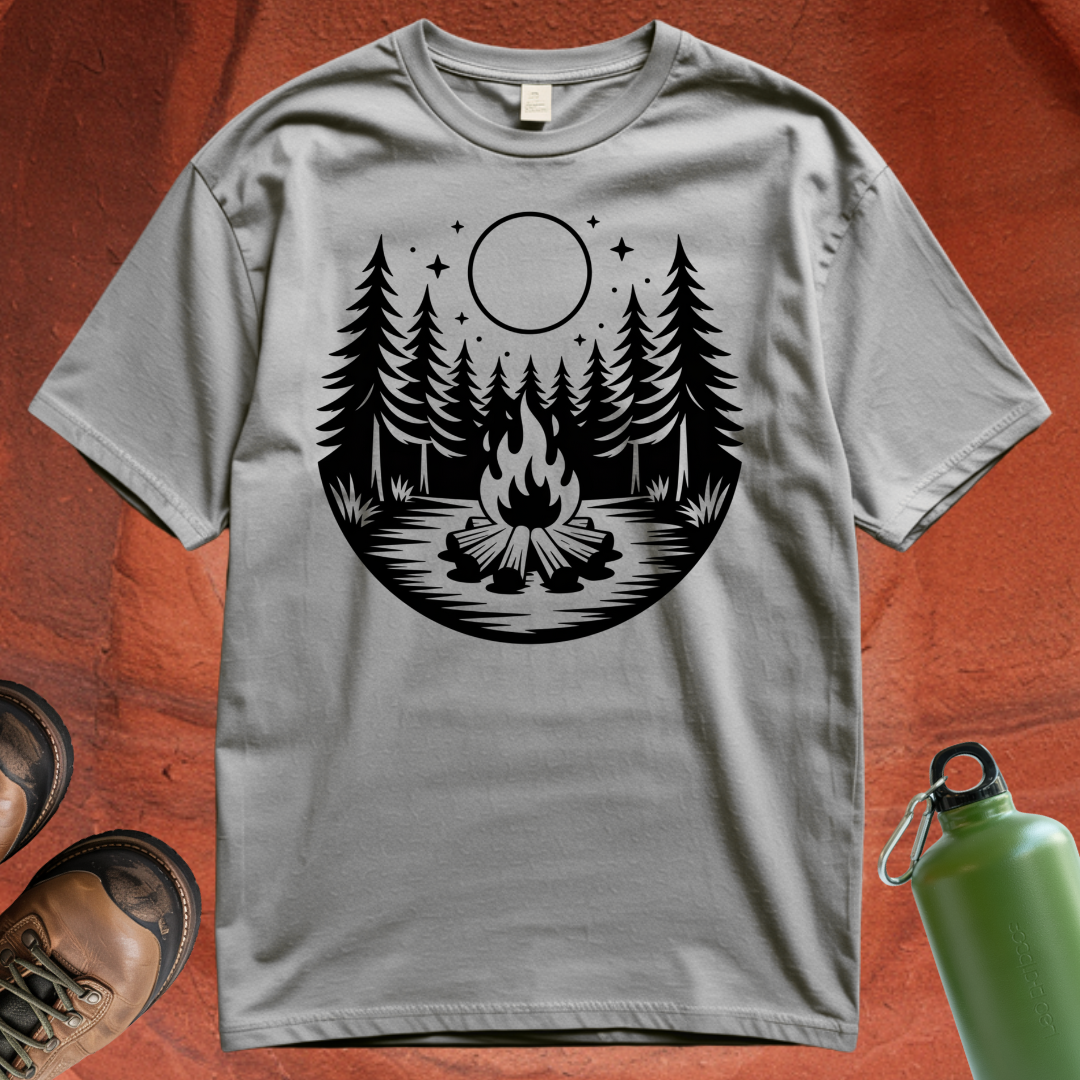 Night Sky Campfire - T Shirt