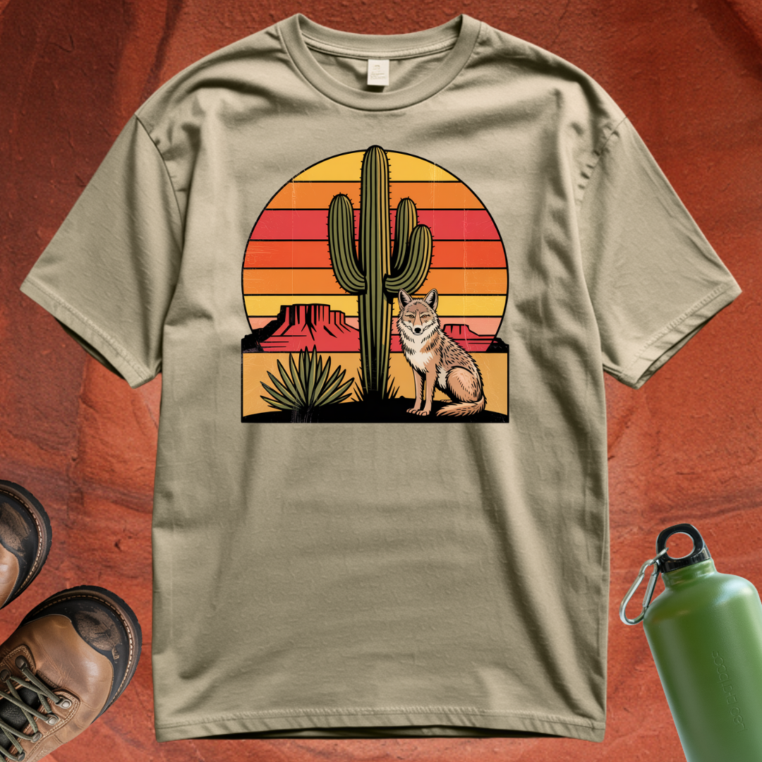 Desert Coyote - T Shirt