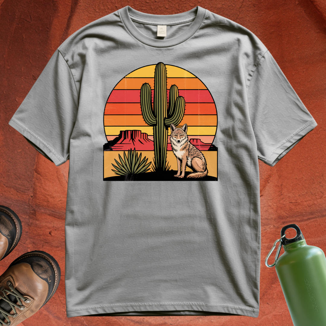 Desert Coyote - T Shirt