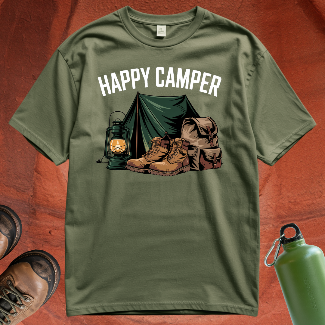 'Happy Camper' T Shirt