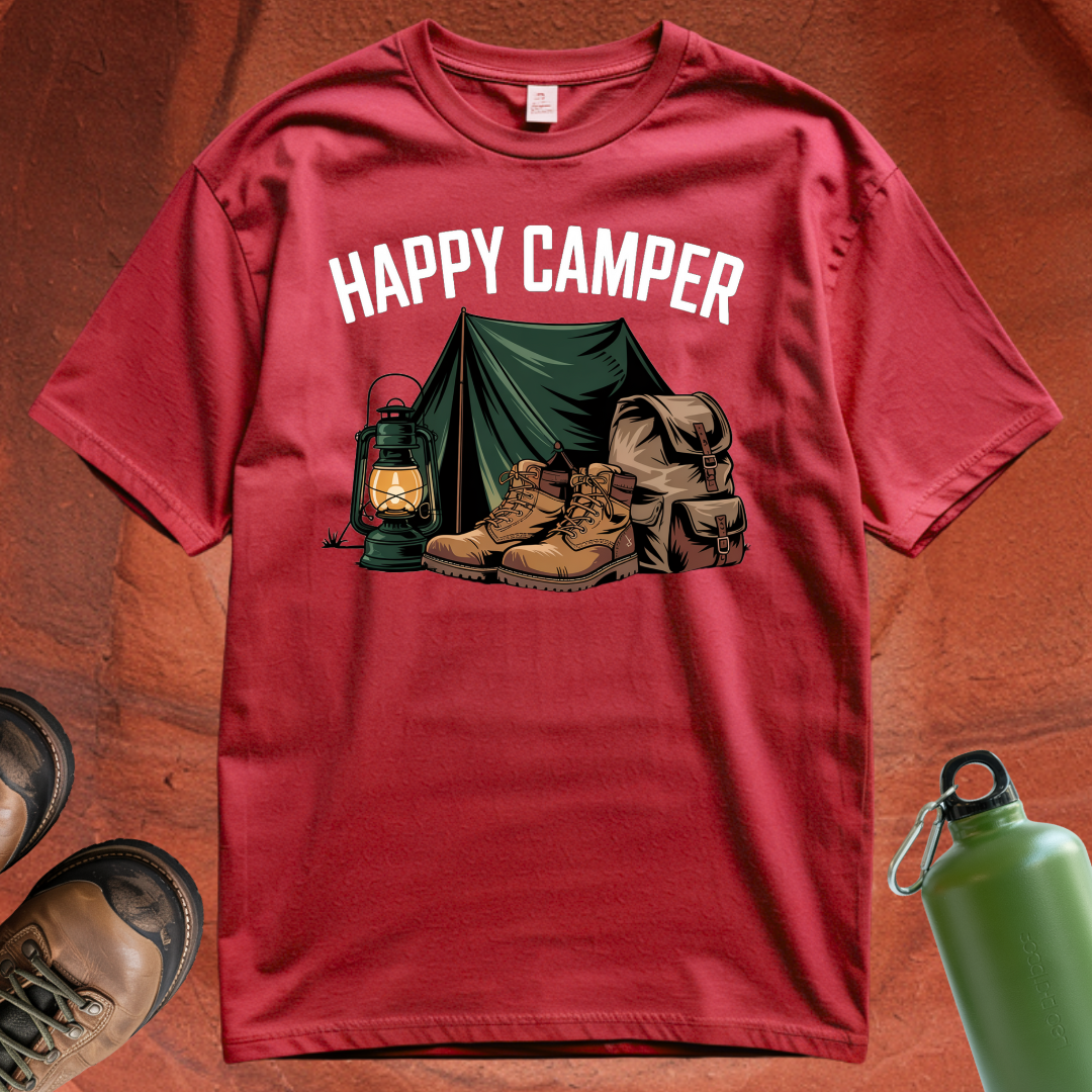 'Happy Camper' T Shirt