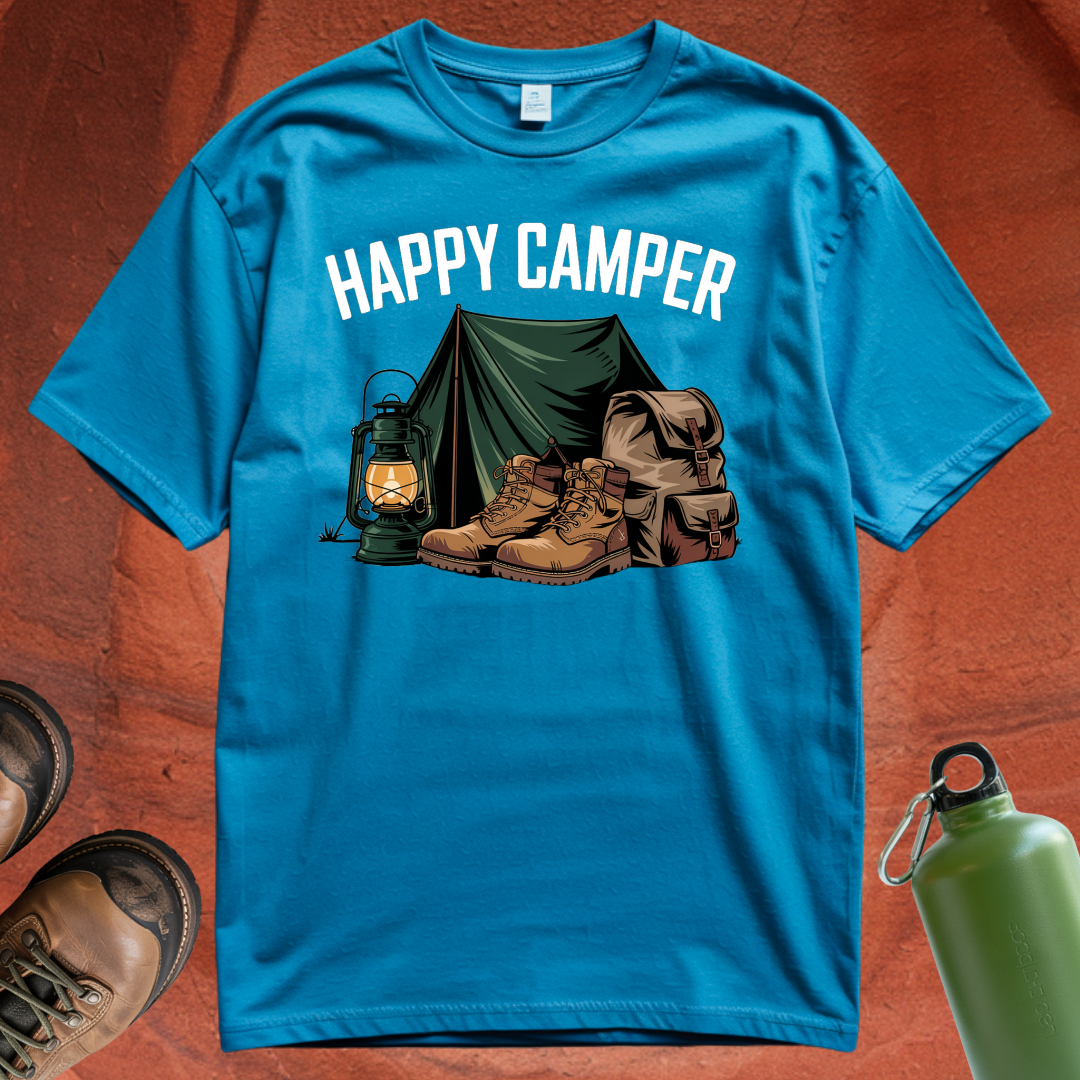 'Happy Camper' T Shirt