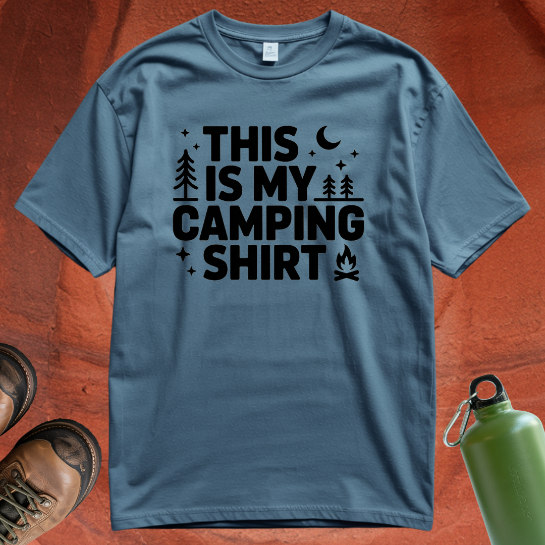 'This Is My Camping Shirt' - T Shirt