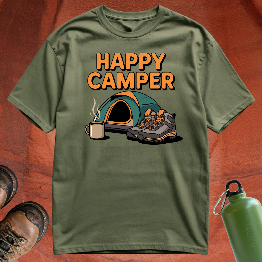 'Happy Camper' - T Shirt