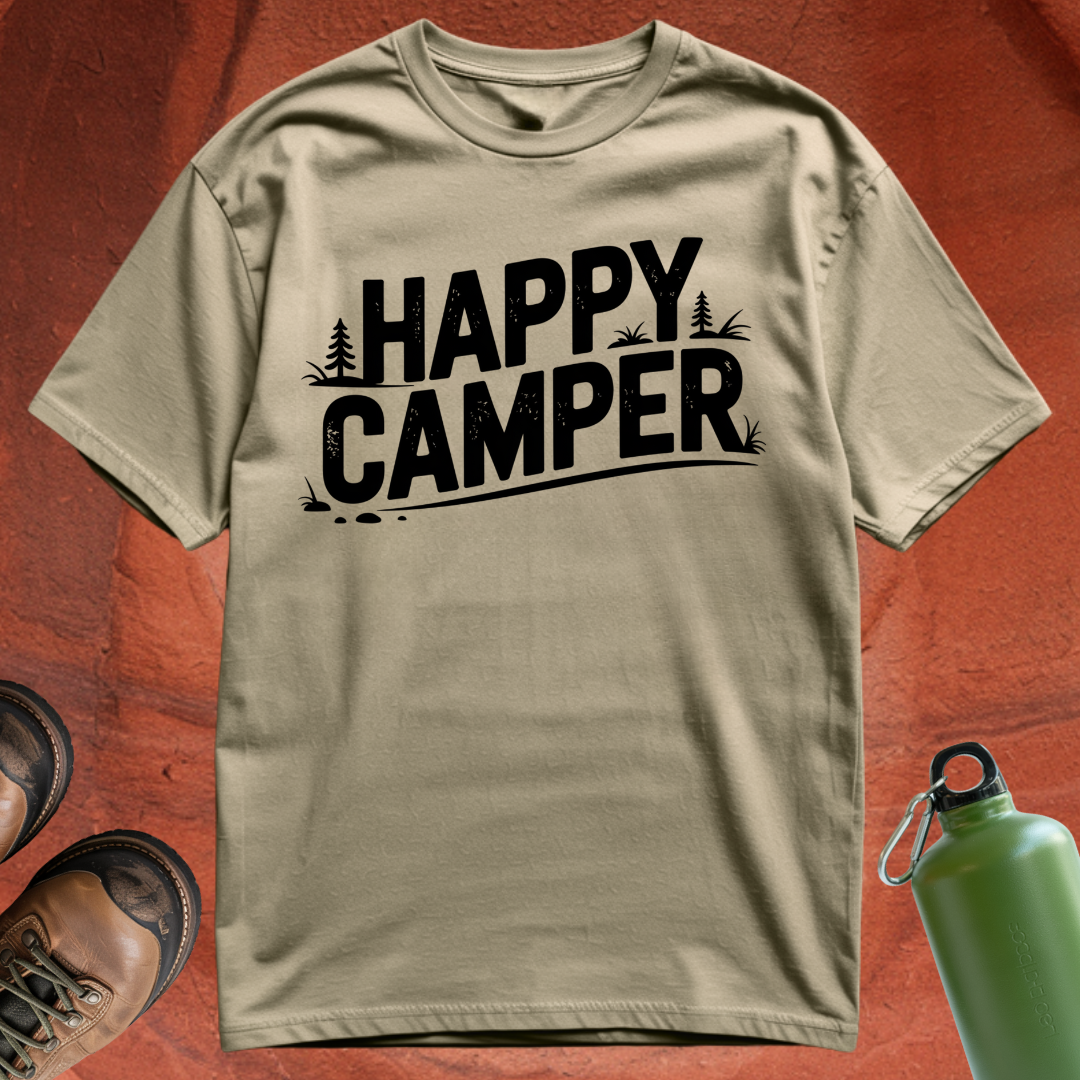 'Happy Camper' - T Shirt