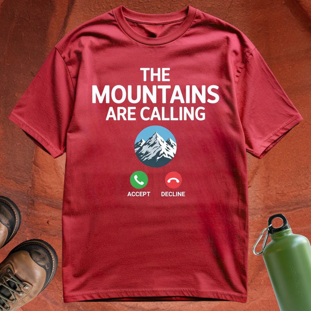 'The Mountains are Calling' - T Shirt
