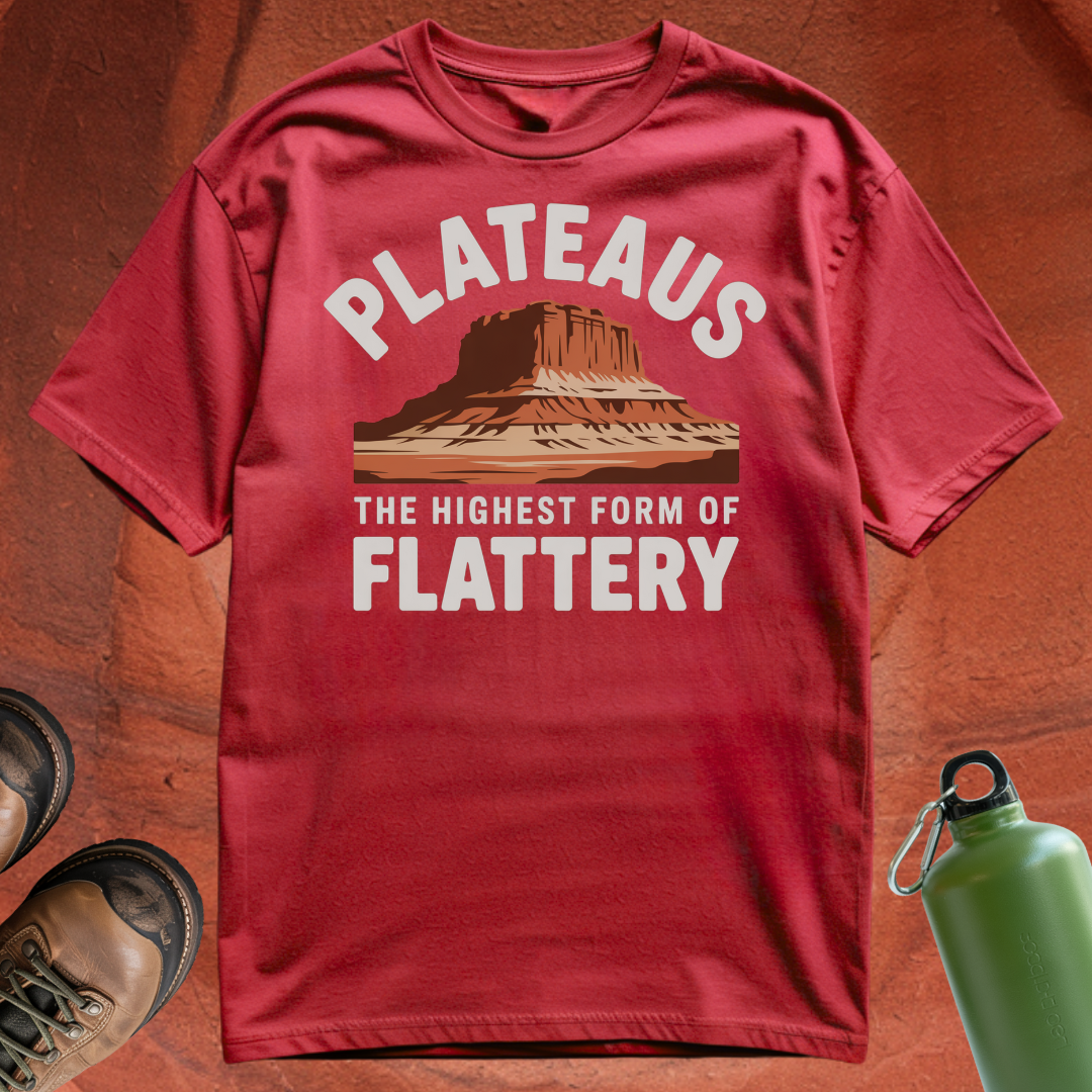 'Plateaus the Highest Form of Flattery' - T Shirt