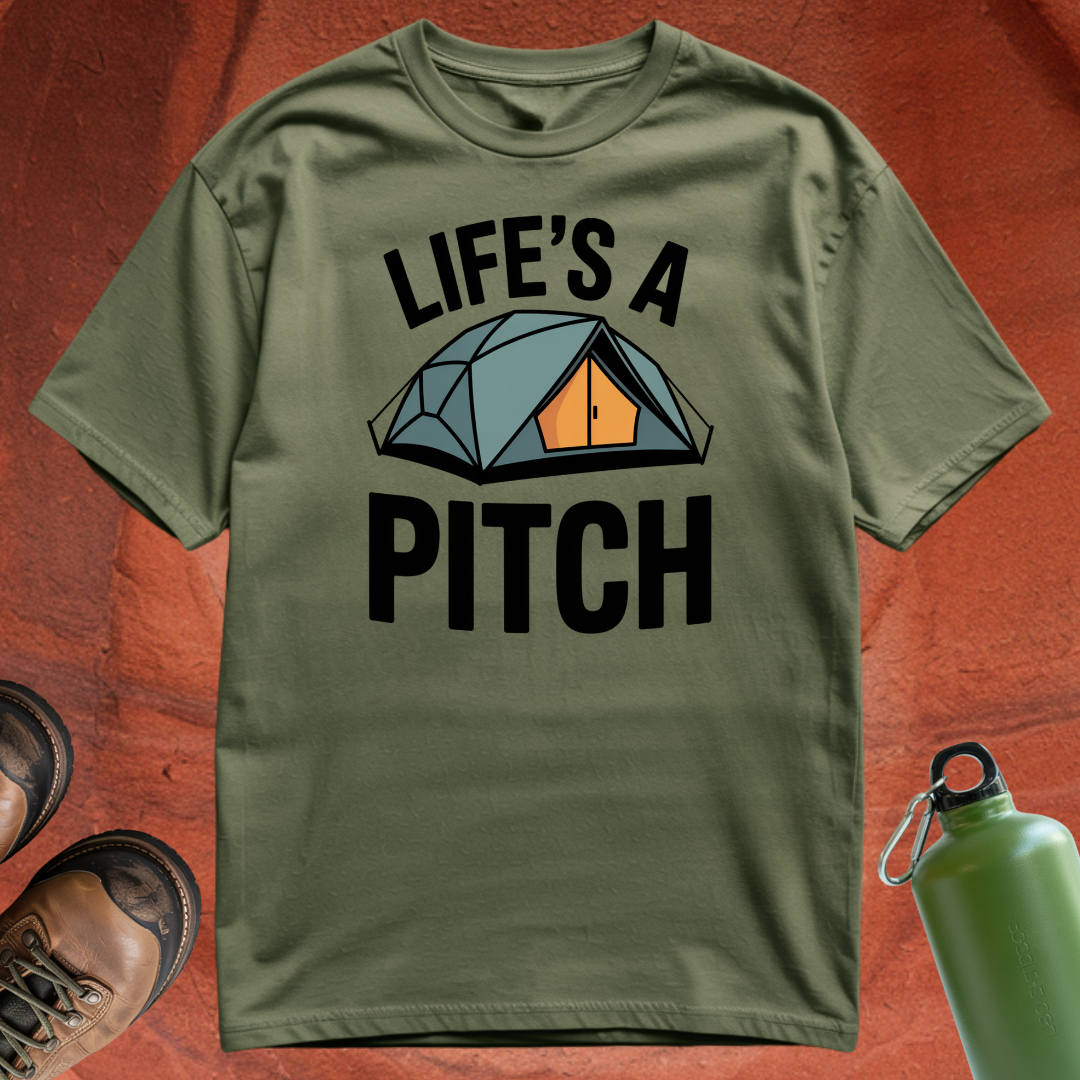 'Life's a Pitch' - T Shirt