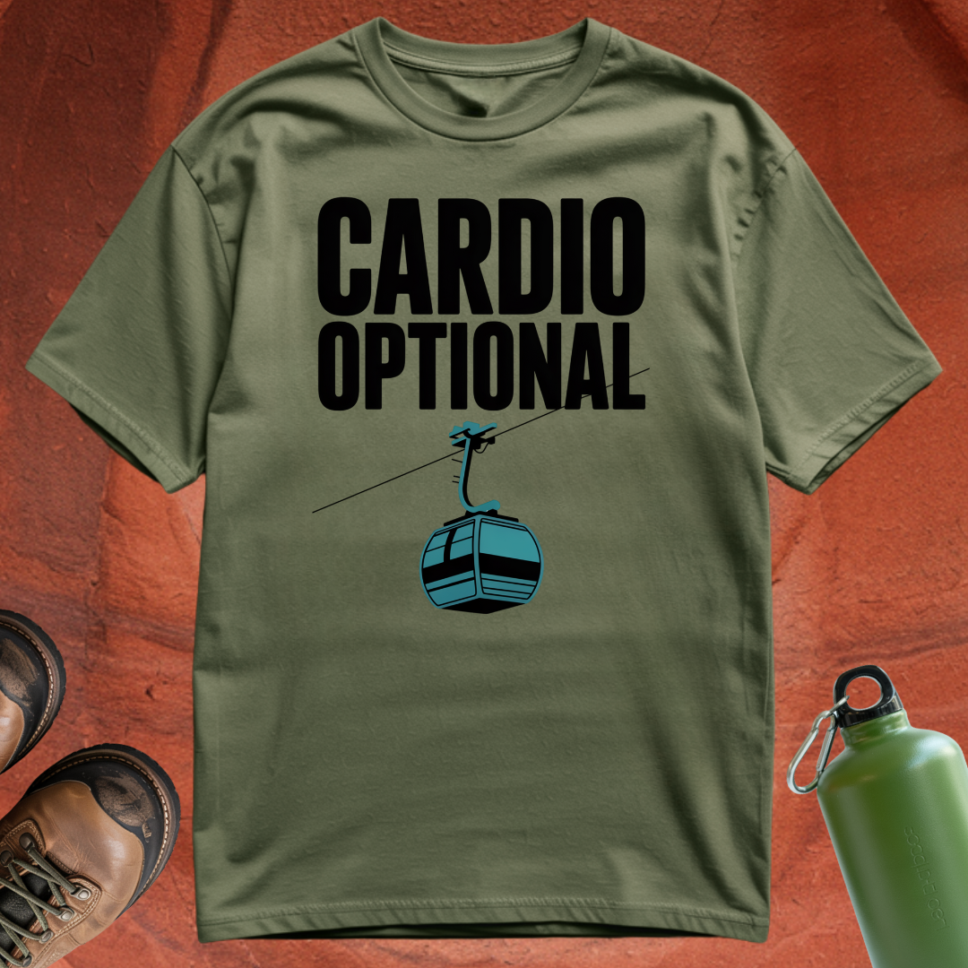 'Cardio Optional' - T Shirt
