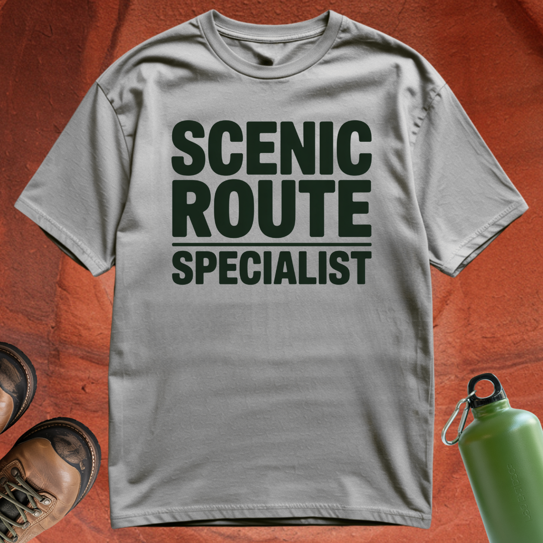 'Scenic Route Specialist' - T Shirt