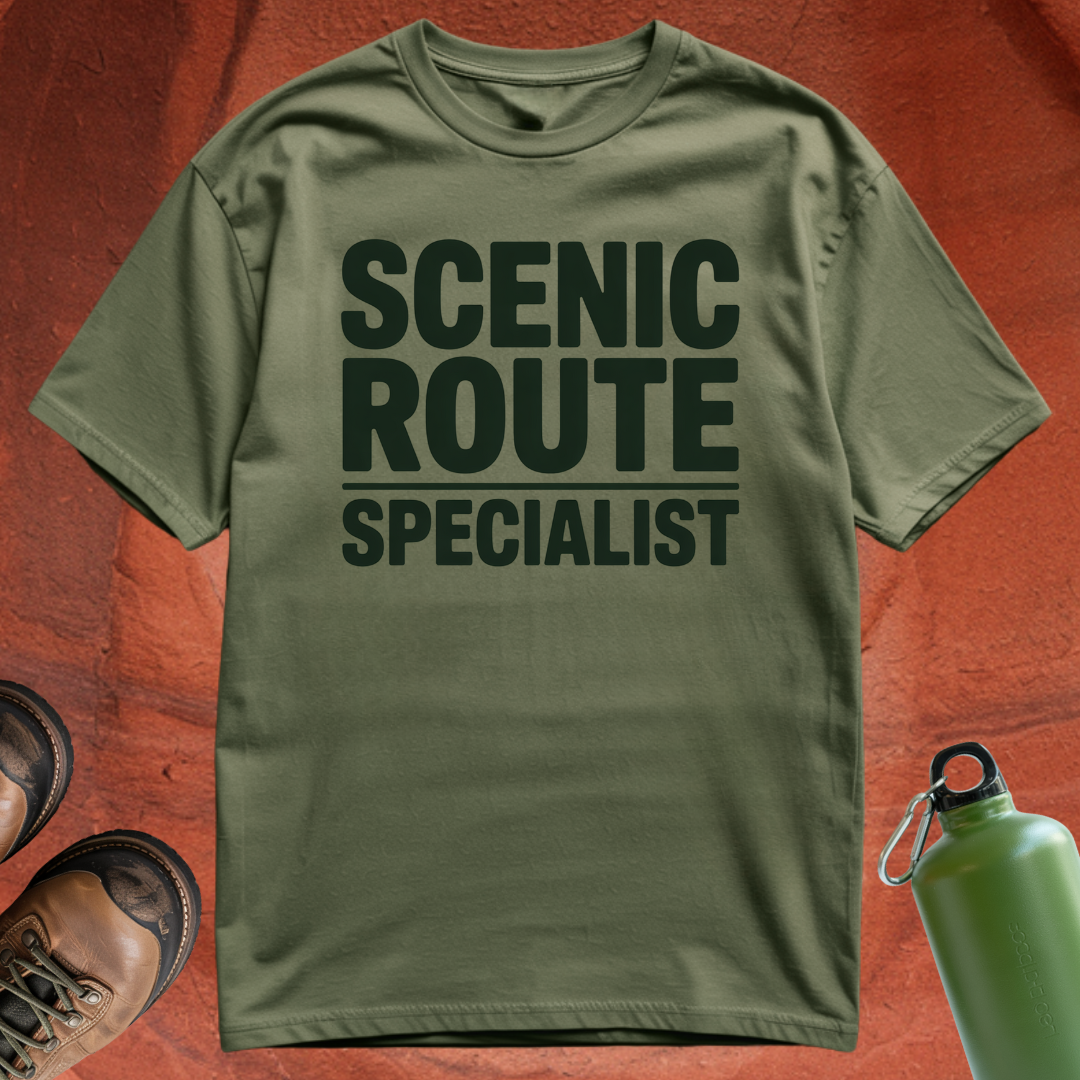 'Scenic Route Specialist' - T Shirt