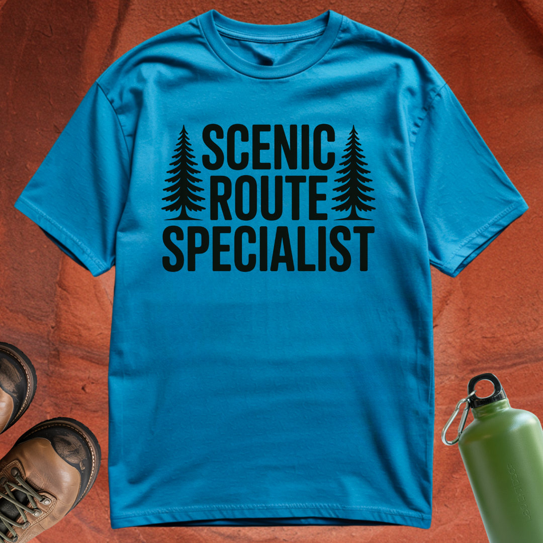 'Scenic Route Specialist' - T Shirt