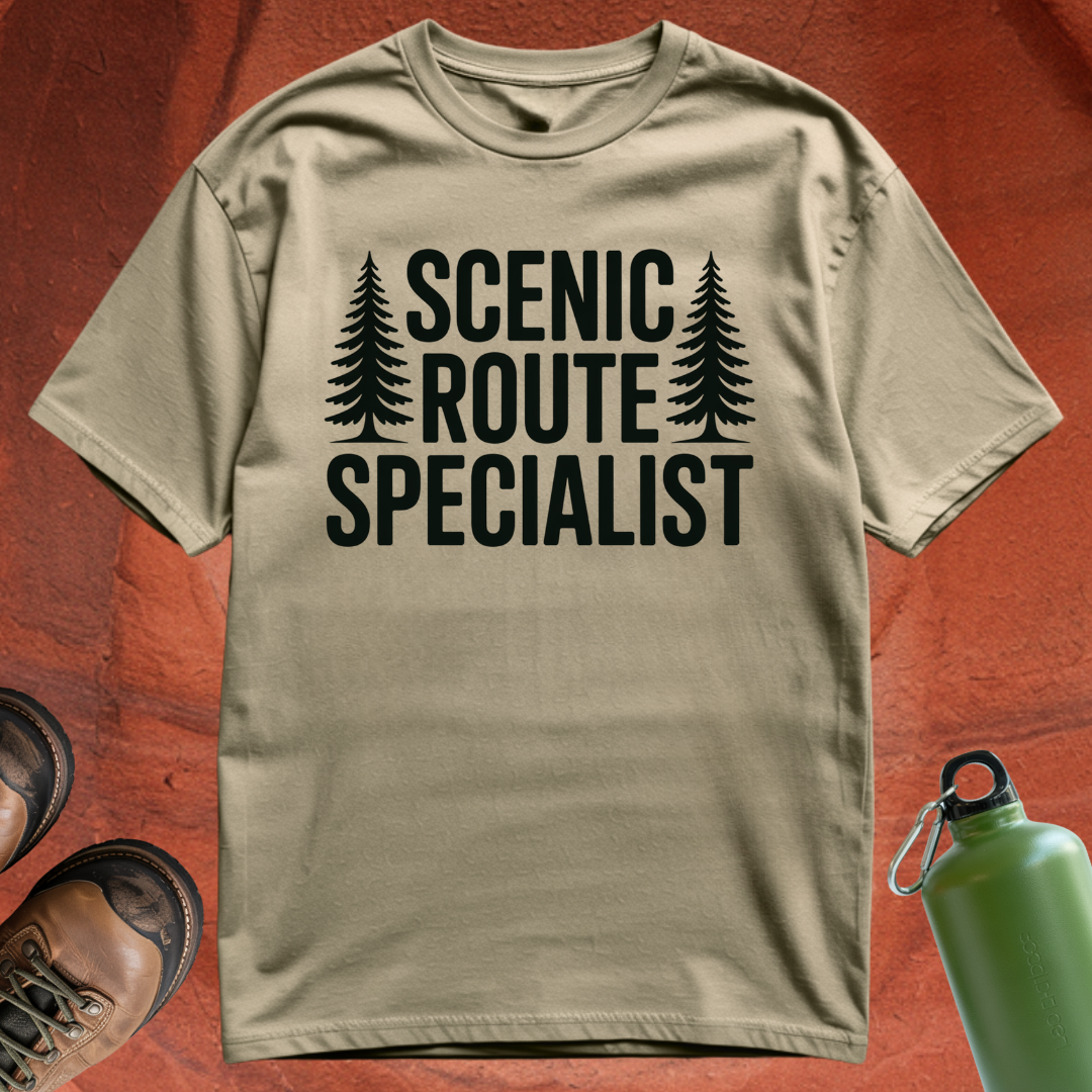 'Scenic Route Specialist' - T Shirt