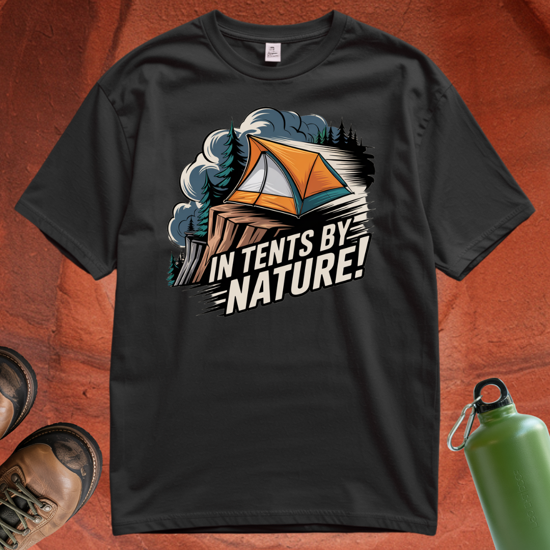 'In Tents By Nature' - T Shirt
