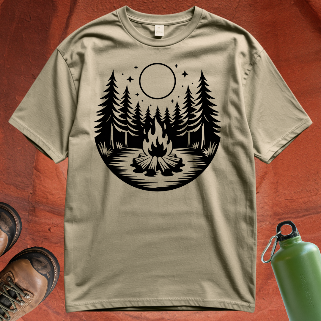Night Sky Campfire - T Shirt