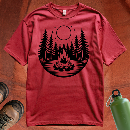 Night Sky Campfire - T Shirt