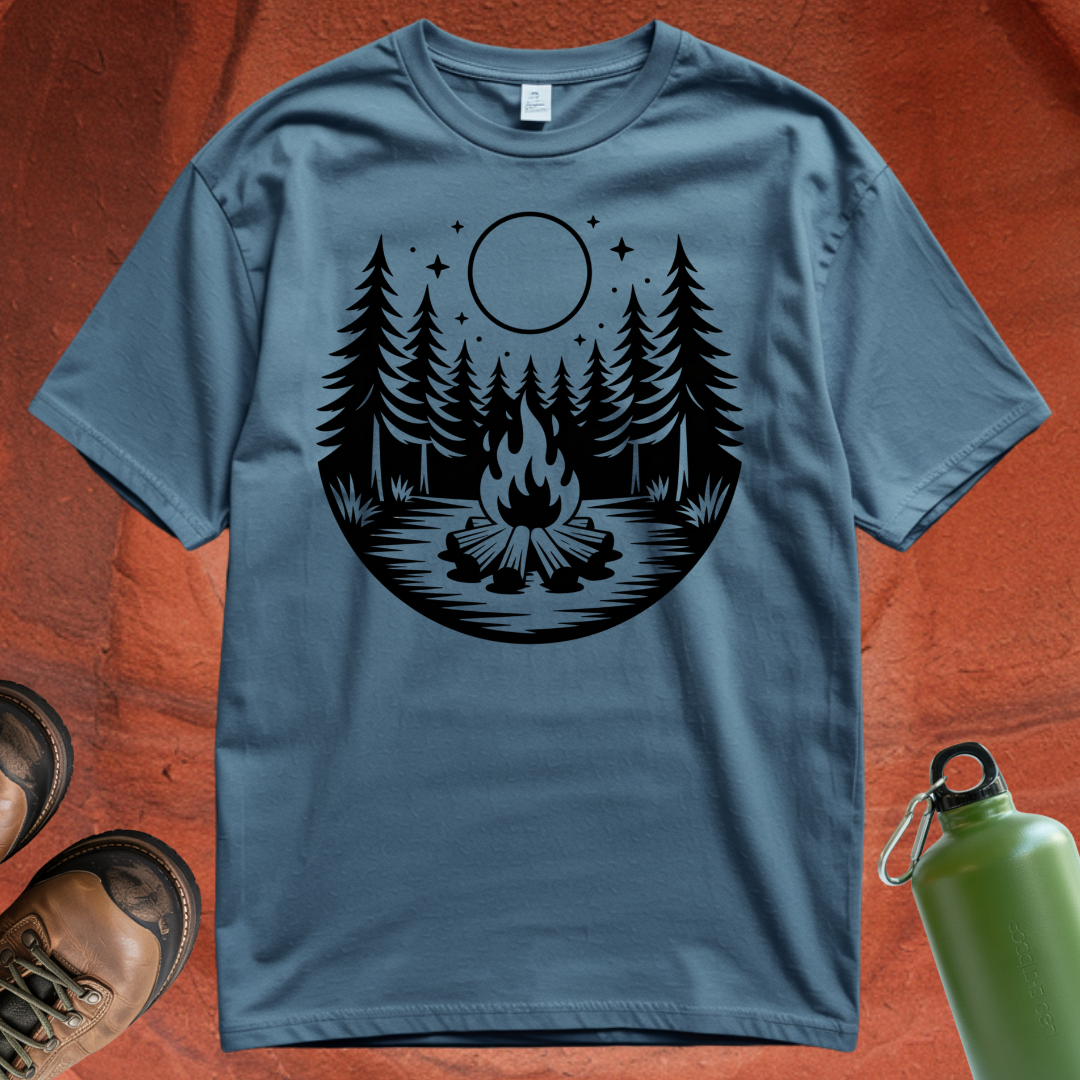 Night Sky Campfire - T Shirt