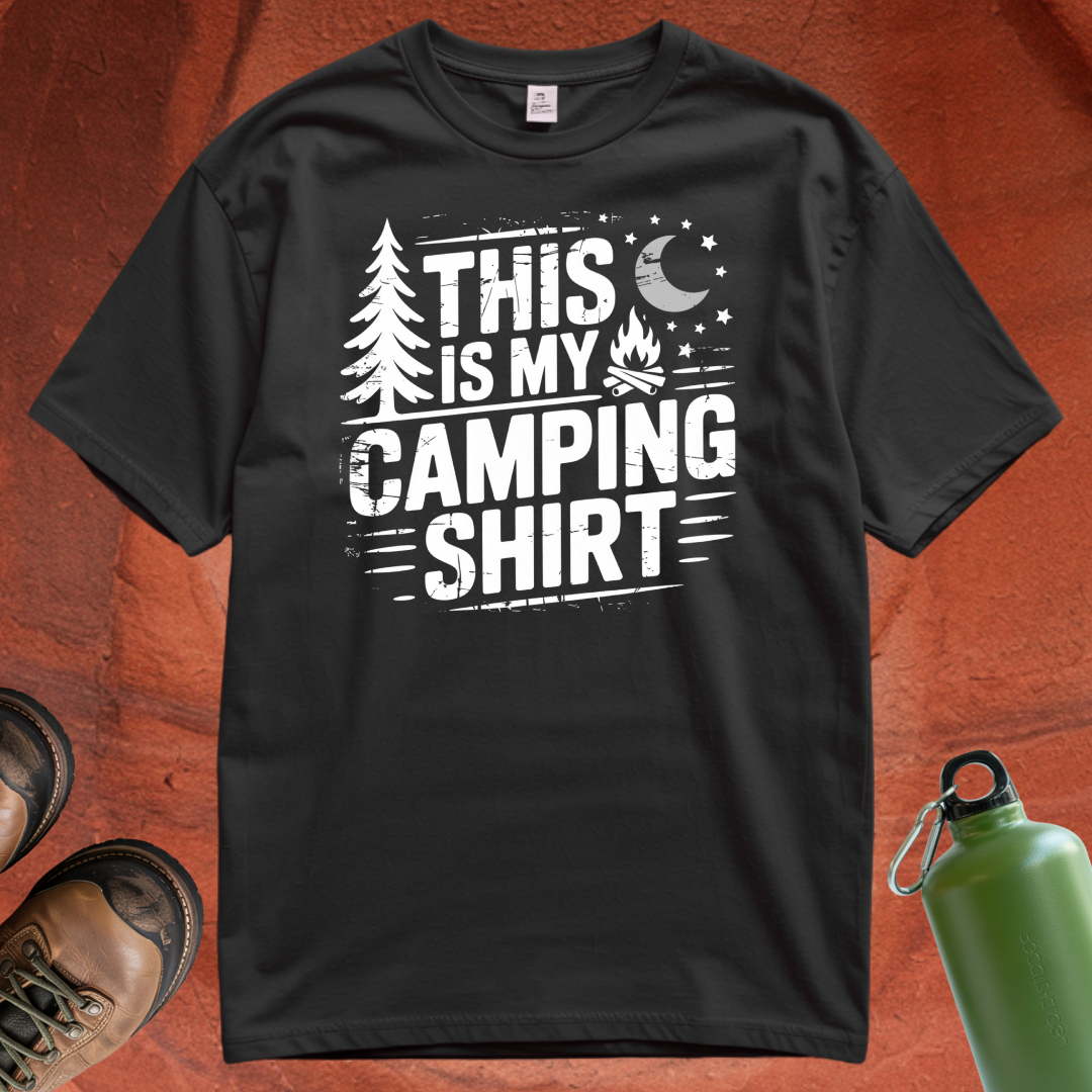 'This is my Camping Shirt' T Shirt
