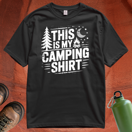 'This is my Camping Shirt' T Shirt