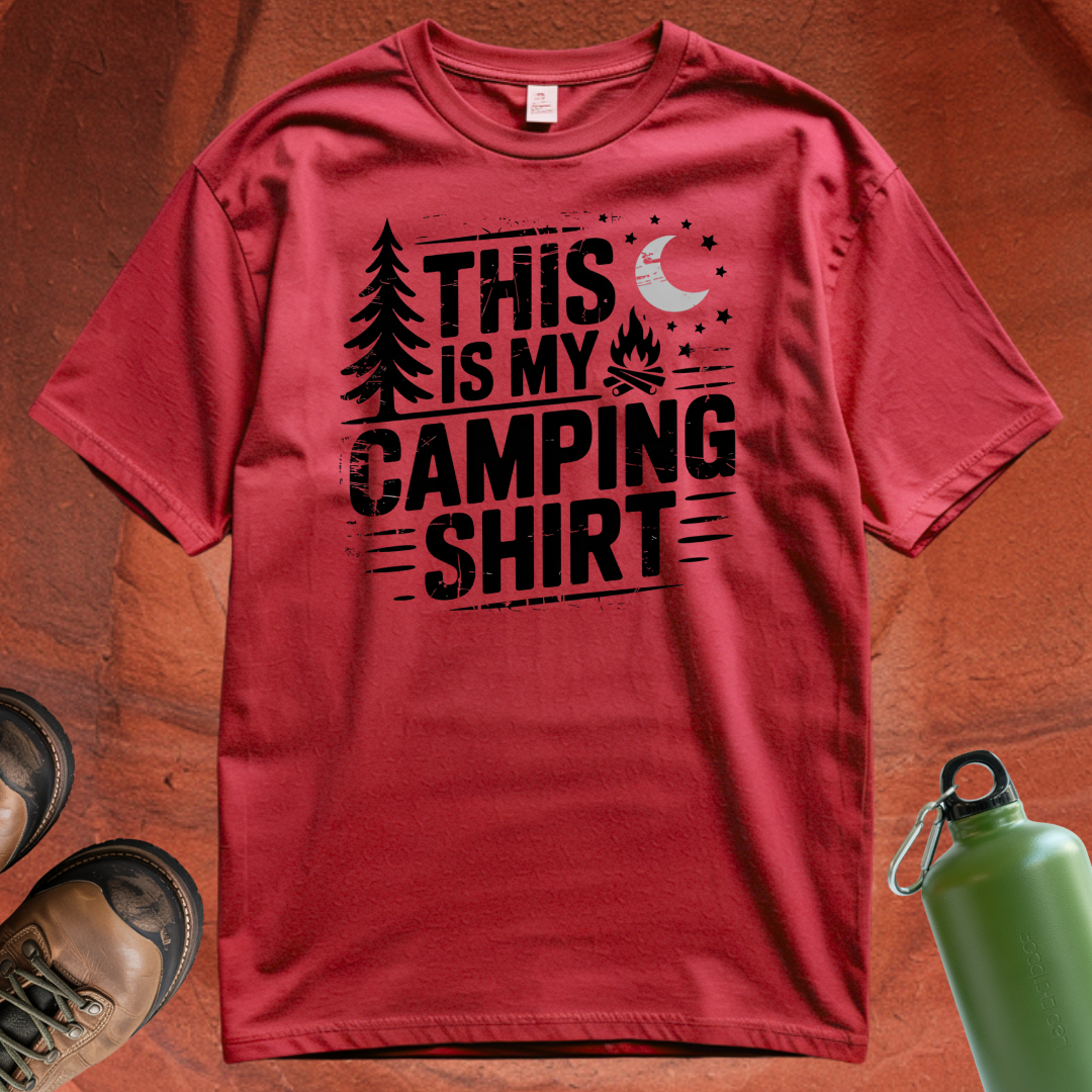 'This is my Camping Shirt' T Shirt