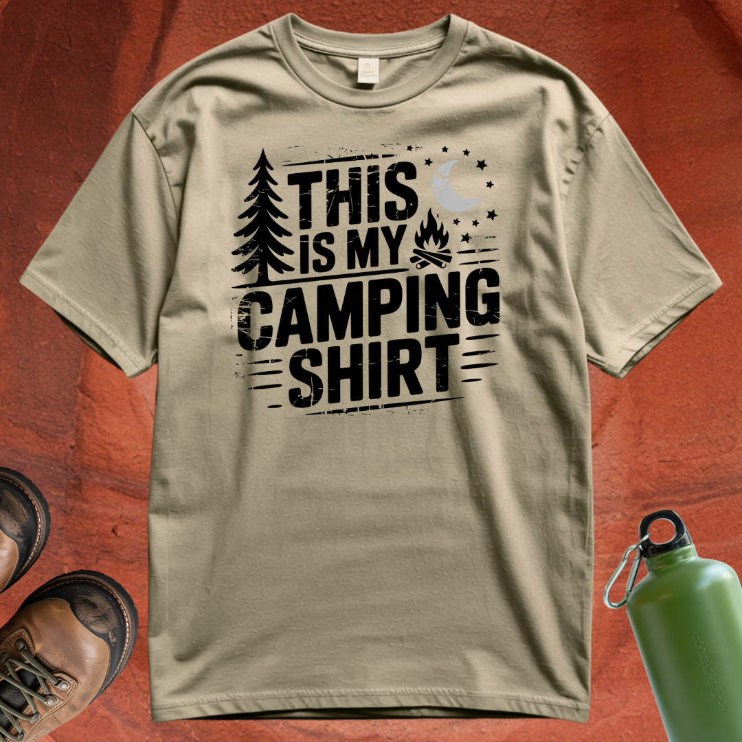 'This is my Camping Shirt' T Shirt
