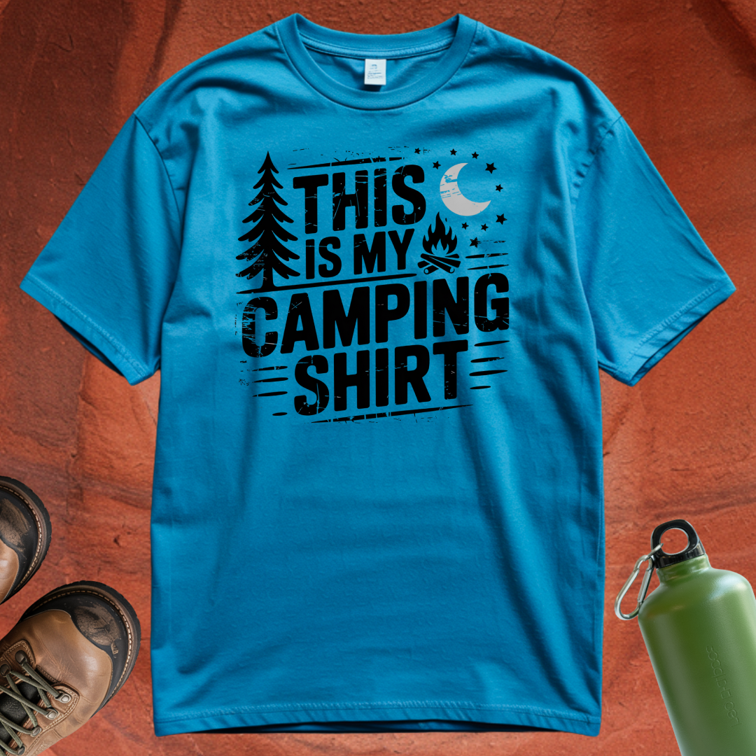 'This is my Camping Shirt' T Shirt