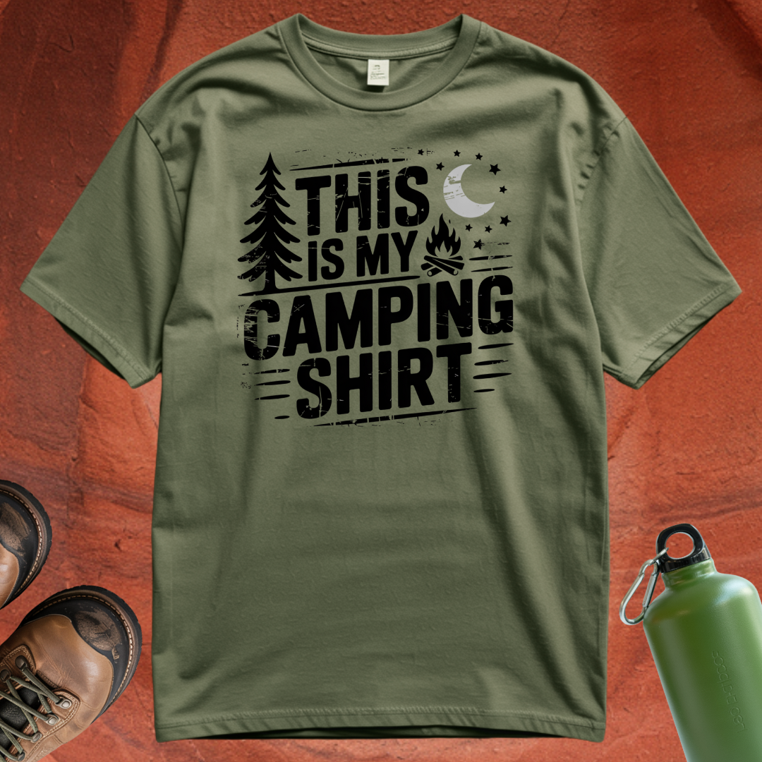 'This is my Camping Shirt' T Shirt