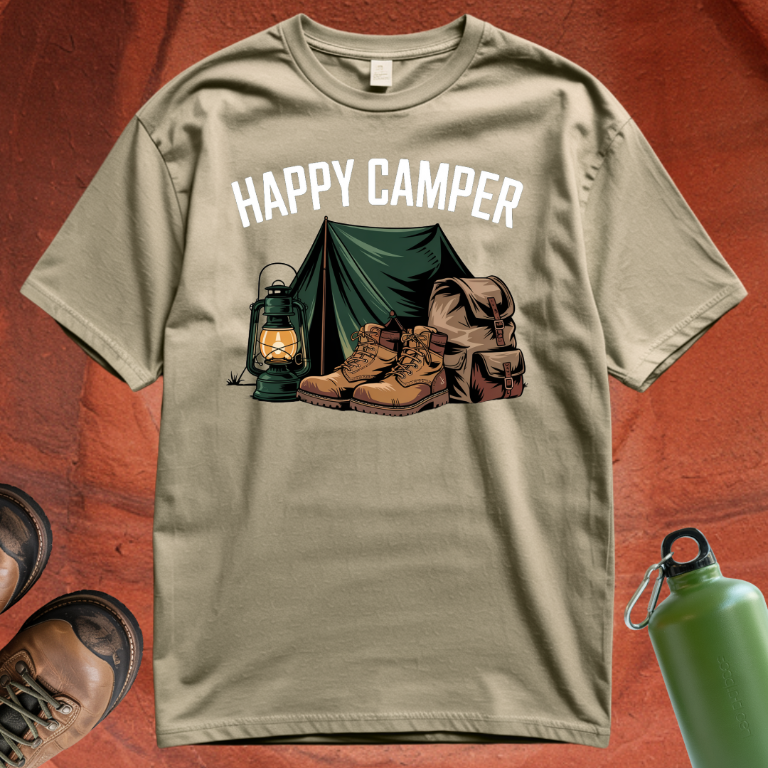 'Happy Camper' T Shirt