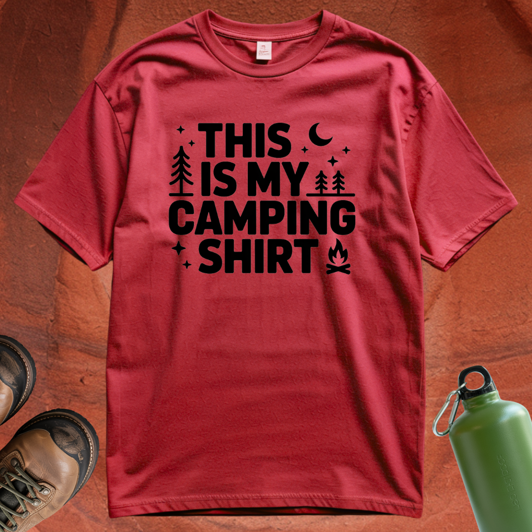'This Is My Camping Shirt' - T Shirt