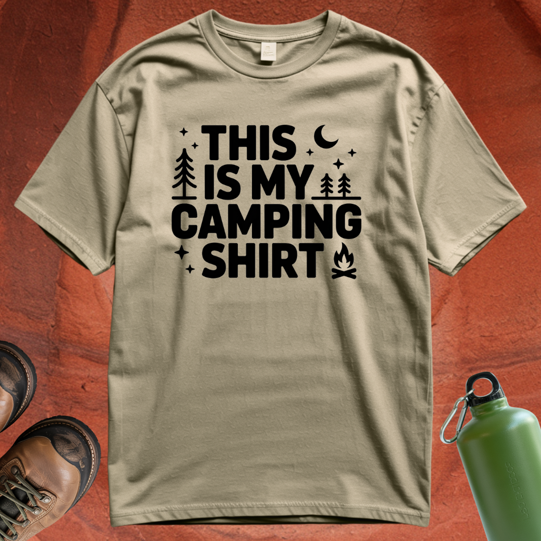 'This Is My Camping Shirt' - T Shirt