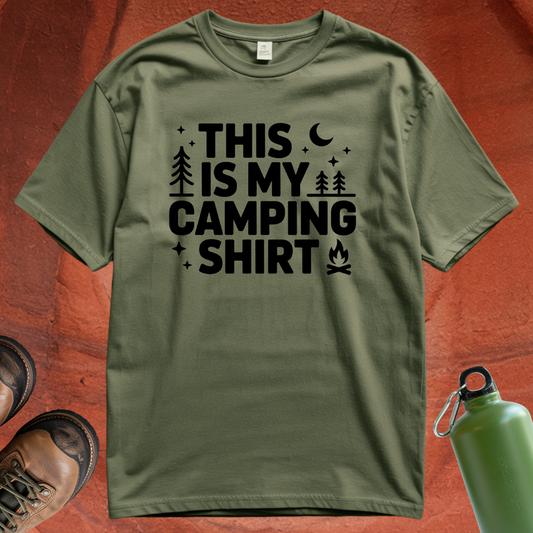 'This Is My Camping Shirt' - T Shirt