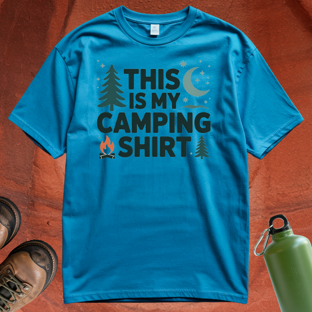 'This Is My Camping Shirt' - T Shirt