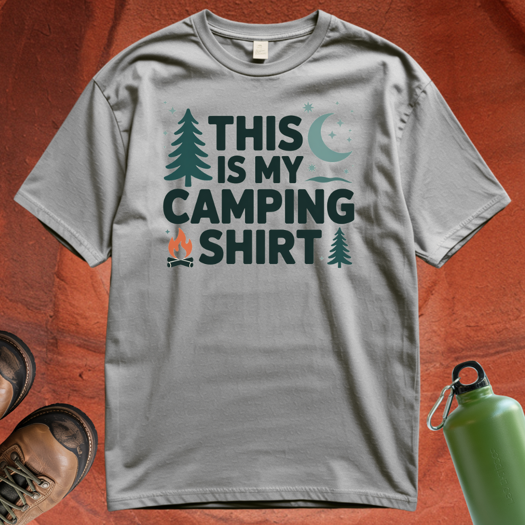 'This Is My Camping Shirt' - T Shirt