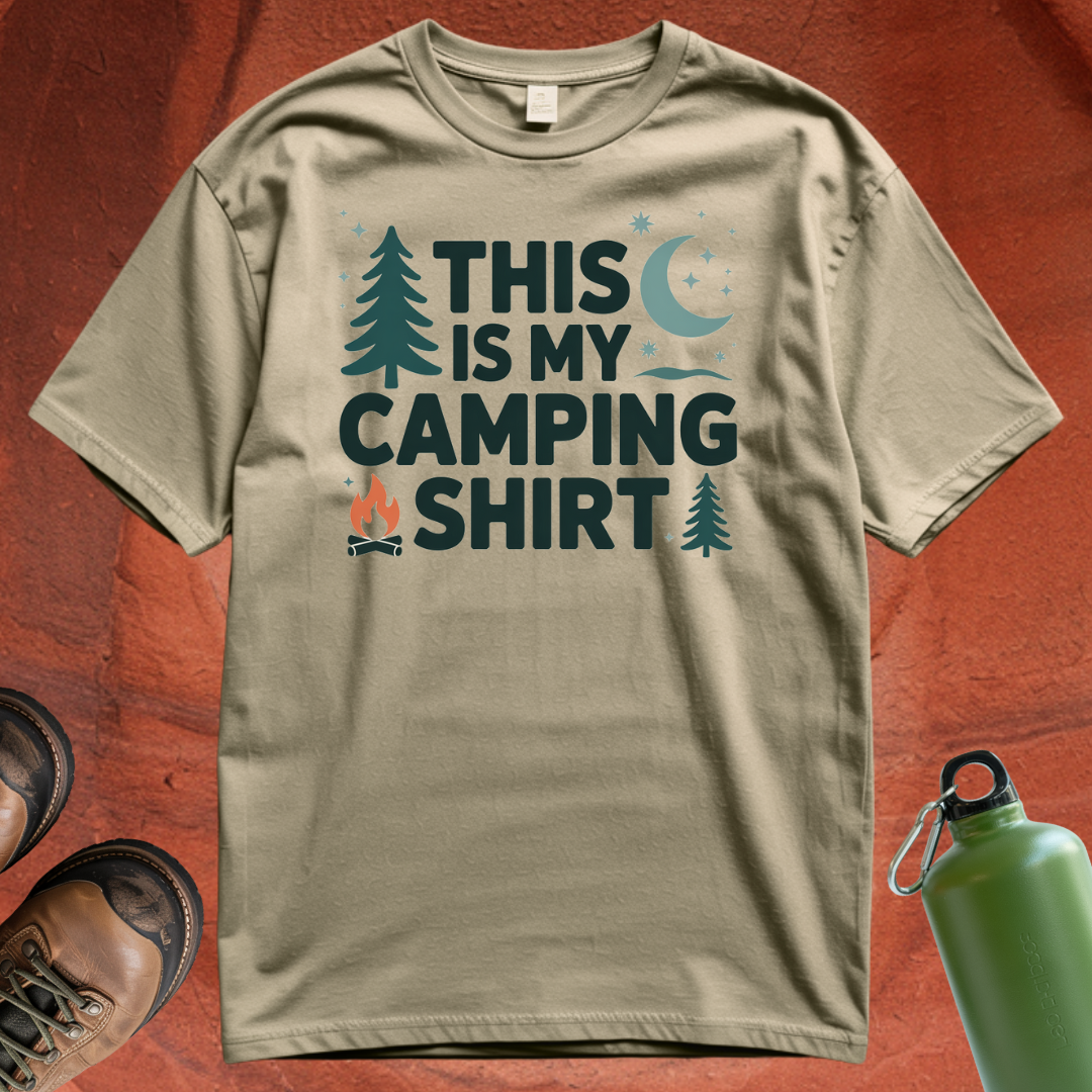 'This Is My Camping Shirt' - T Shirt