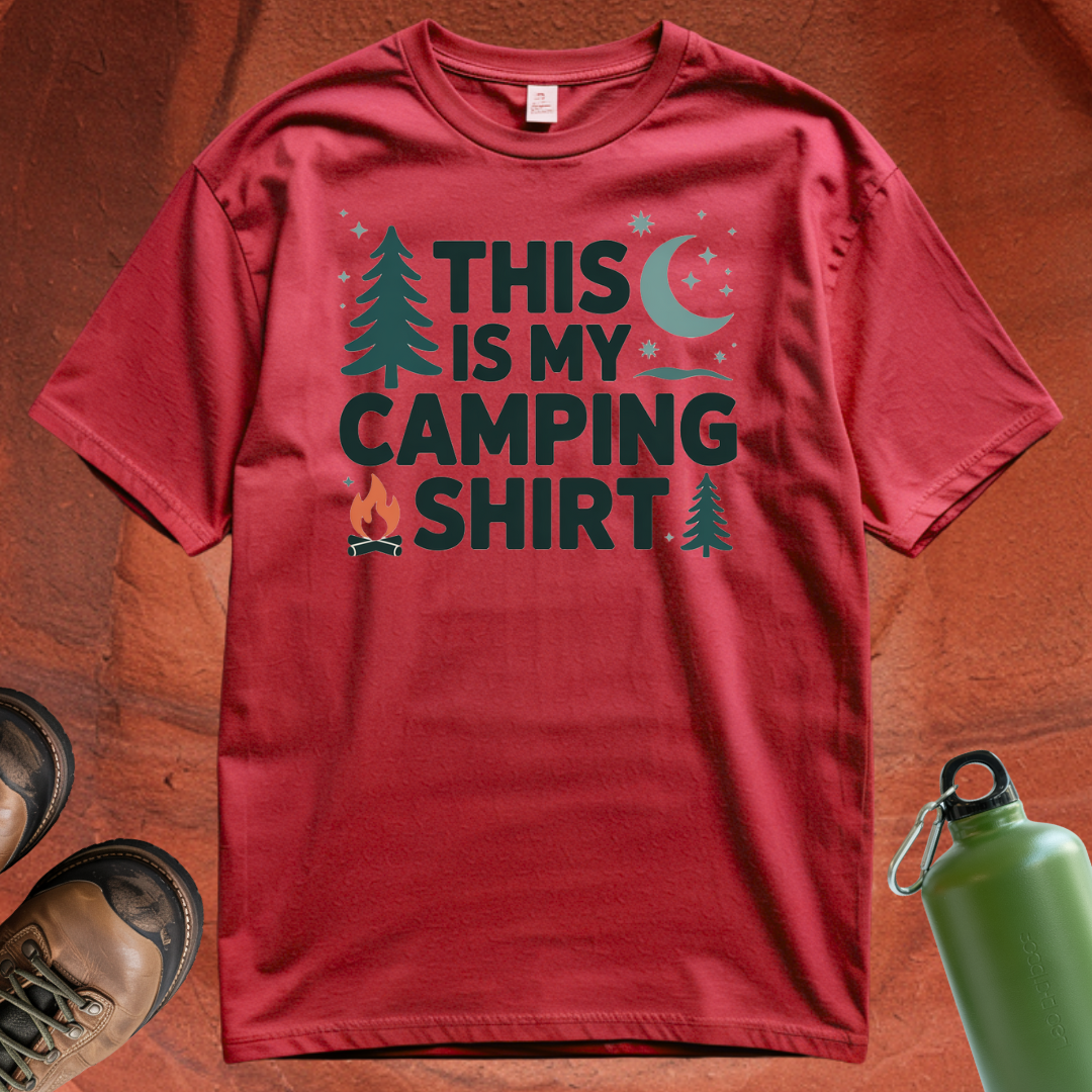 'This Is My Camping Shirt' - T Shirt