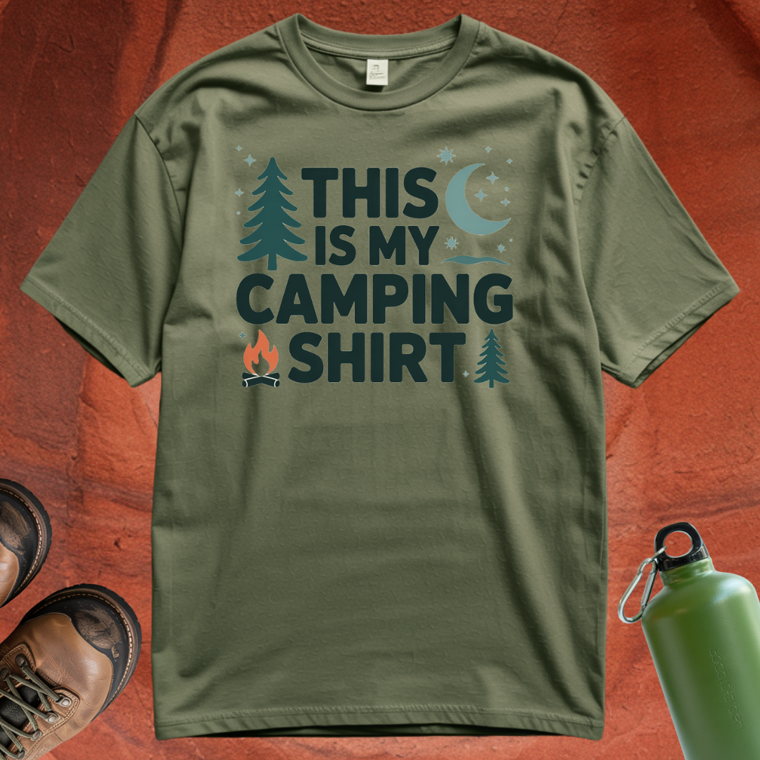 'This Is My Camping Shirt' - T Shirt