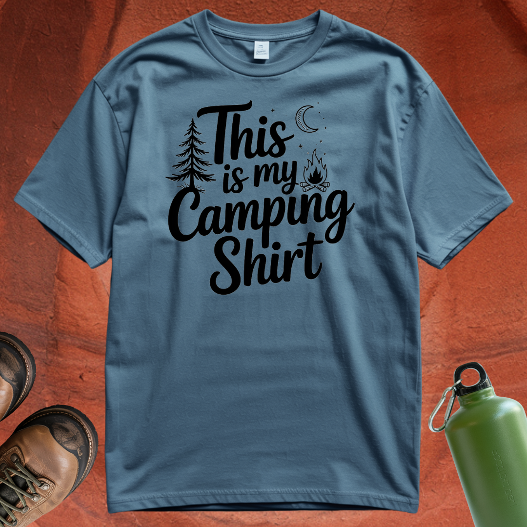 'This Is My Camping Shirt' - T Shirt