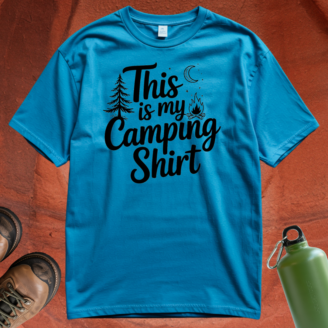 'This Is My Camping Shirt' - T Shirt