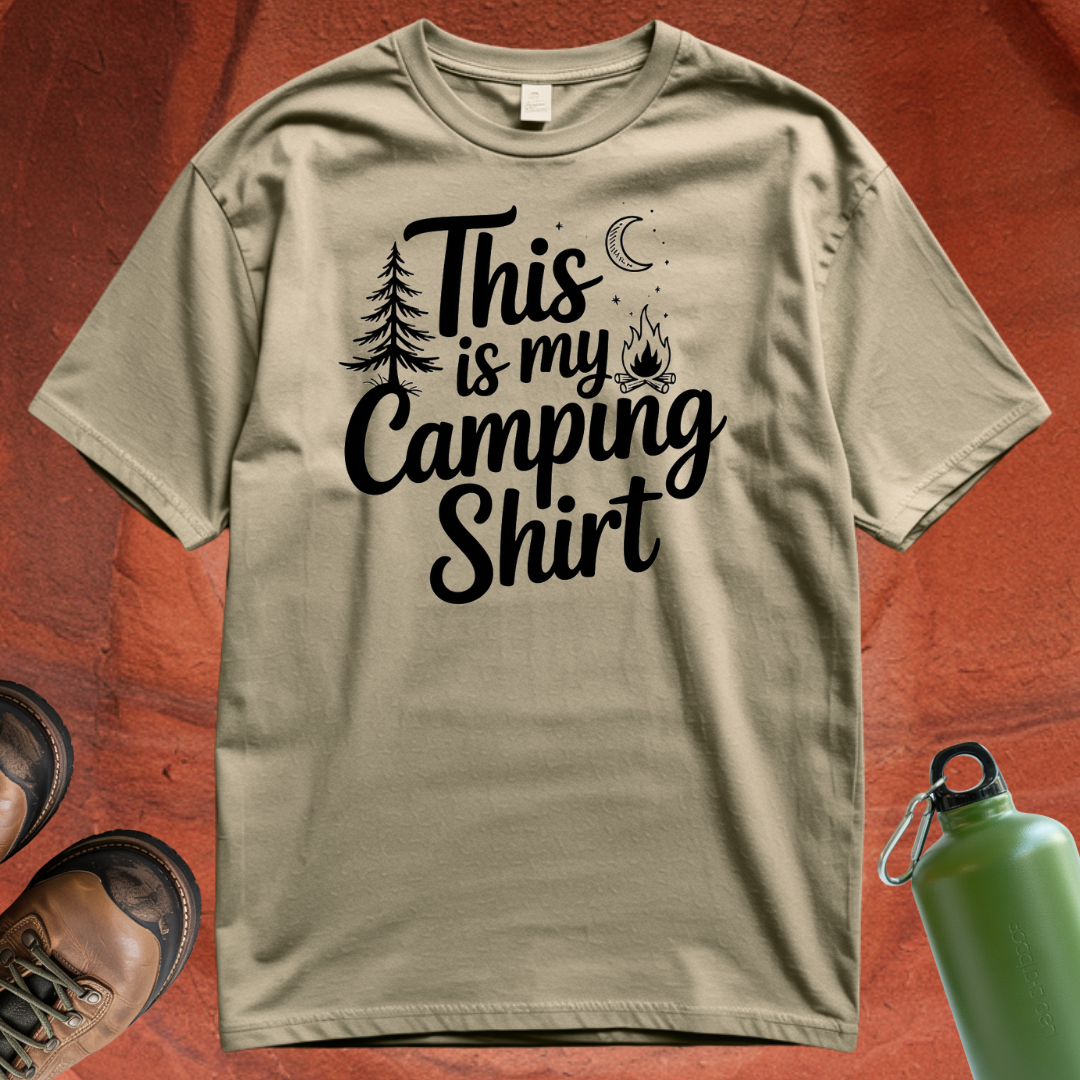 'This Is My Camping Shirt' - T Shirt