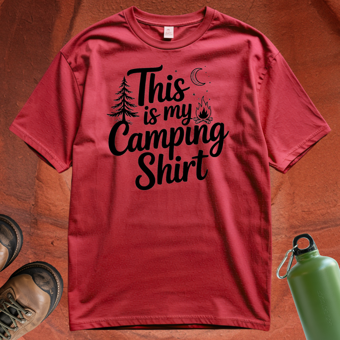 'This Is My Camping Shirt' - T Shirt
