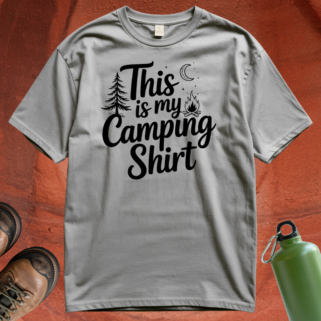 'This Is My Camping Shirt' - T Shirt