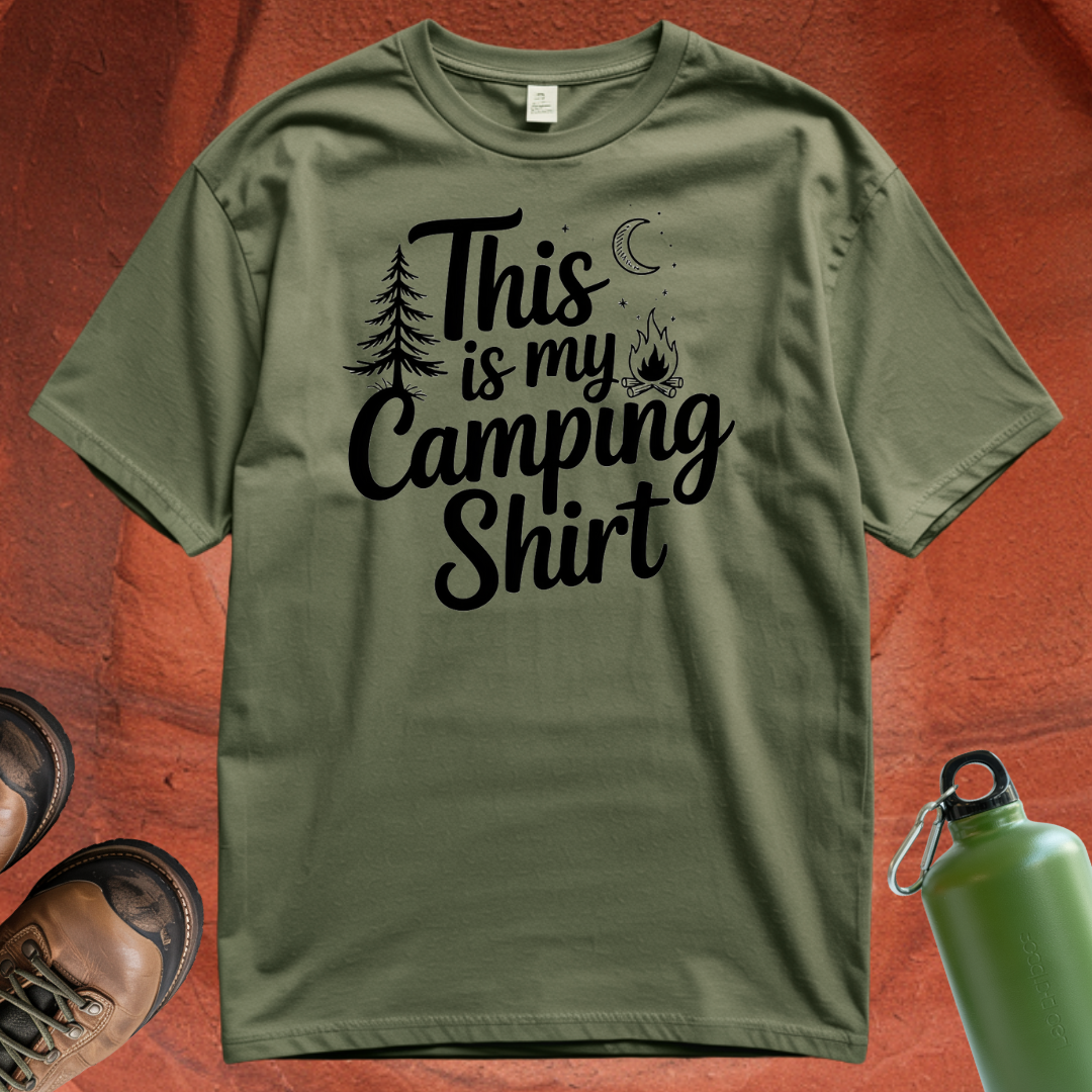 'This Is My Camping Shirt' - T Shirt