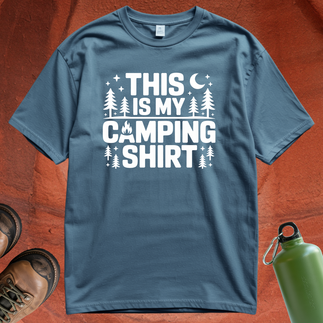 'This Is My Camping Shirt' - T Shirt